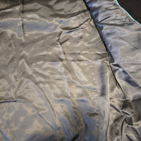 Navy Double-Breasted Coat - Picture 3 of 5